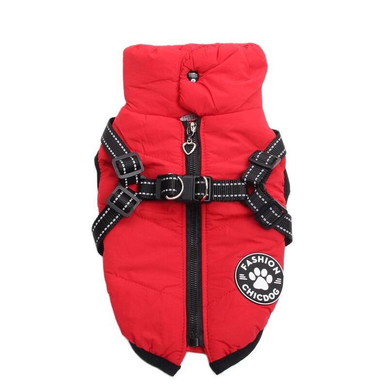 Suņi un kaķi Mētelis jaka Mājdzīvnieku veste Suņu mājdzīvnieku zirglietas Rāvējslēdzējs Dizains Kucēns Silti Kapuči Apģērbi 4 krāsas