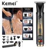 Kemei Professional Electric Self Ξυριστική μηχανή πλάτης Extreme Long Handle Hair Shaving Hair Clipper Nose Hair Trimmer Περιποίηση σώματος