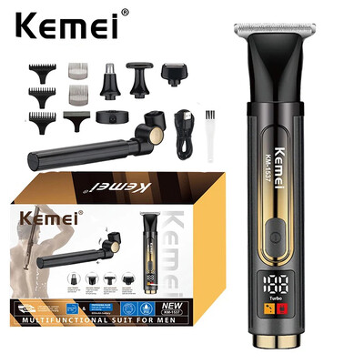 Kemei Professional Electric Self Ξυριστική μηχανή πλάτης Extreme Long Handle Hair Shaving Hair Clipper Nose Hair Trimmer Περιποίηση σώματος