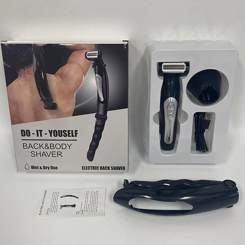 Podesivi ekstremni doseg Odvojiva rastezljiva ručka Električni odstranjivač leđa i tijela Trimer za tijelo Brijač za leđa za muškarce