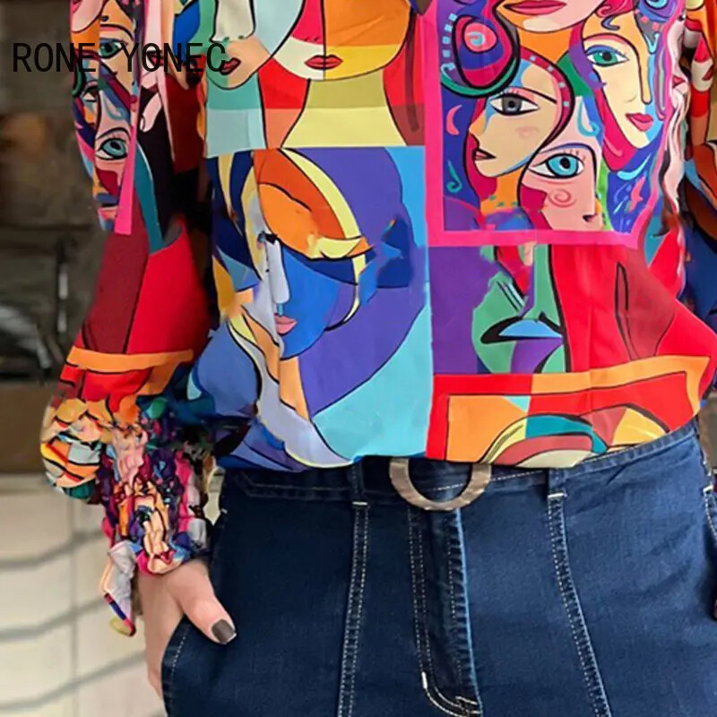 2023. Ženske šik presvučene jestive drvene gljive s porubom, bluze s puf rukavima i gornjim dijelovima