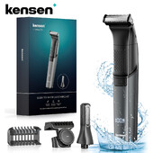 Ηλεκτρική ξυριστική μηχανή KENSEN S15 Blade διπλής όψης IPX6 αδιάβροχη επαναφορτιζόμενη ξυριστική μηχανή για γένια 2 σε 1 Ηλεκτρική ξυριστική μηχανή σώματος για άνδρες