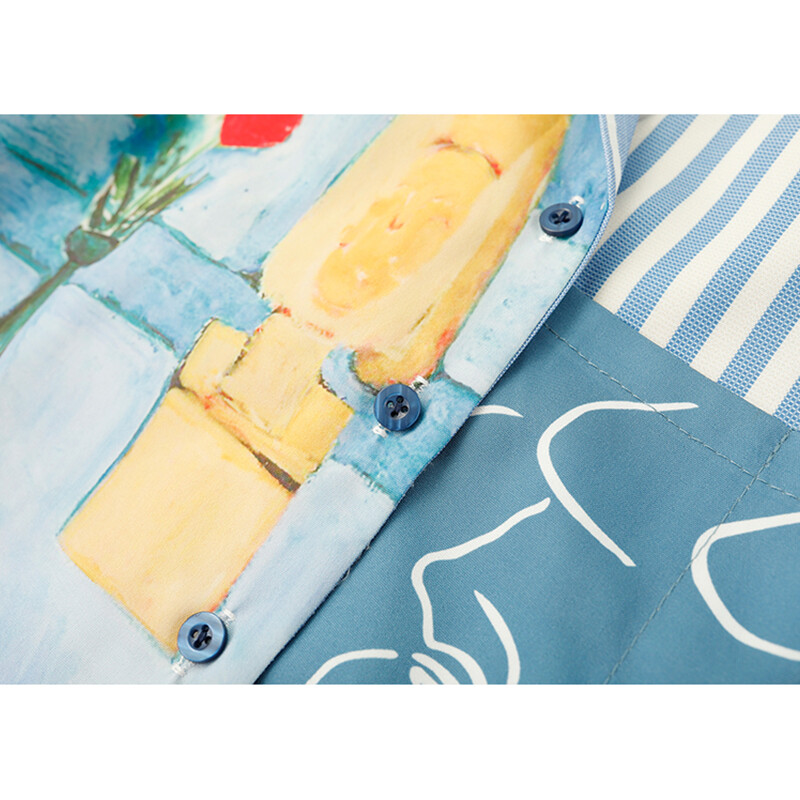 Ženska odjeća Košulje Polo ovratnik s prugama Asimetrični dugi rukavi Ležerne vintage modne vrećaste bluze Topovi za žene