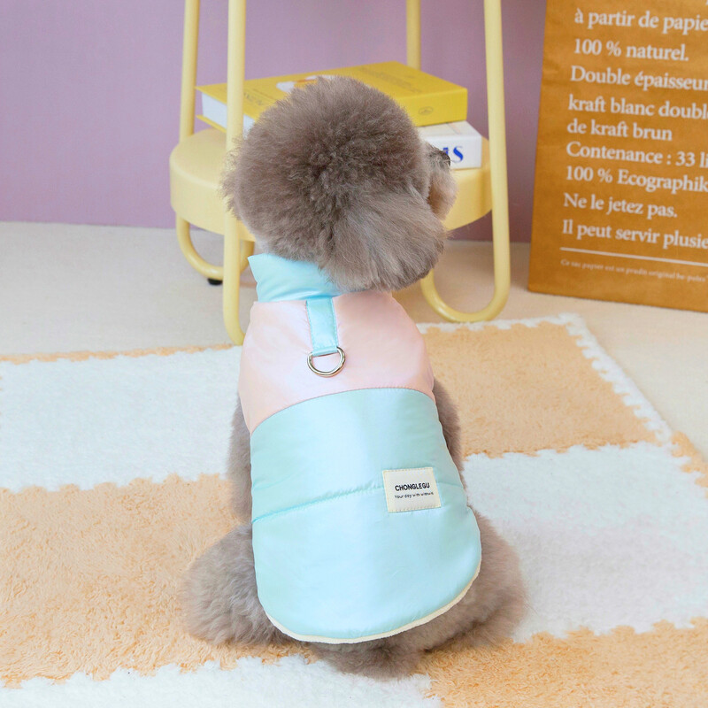 Jesen, zima, parke za pse u boji, kaput za pse u boji, slatki plus, plišani kaput za kućne ljubimce za male i srednje pse
