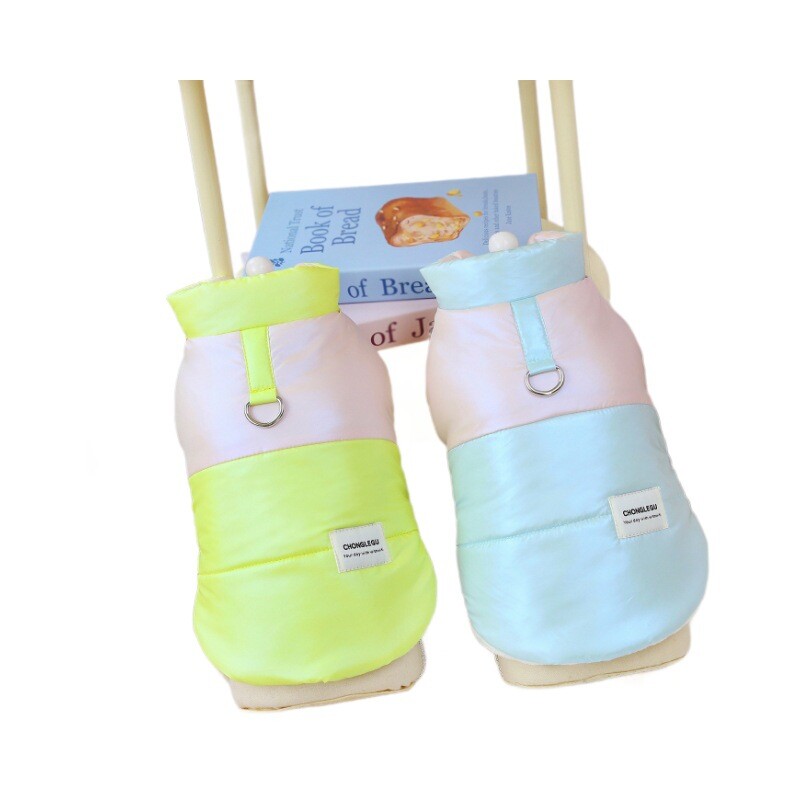 Jesen, zima, parke za pse u boji, kaput za pse u boji, slatki plus, plišani kaput za kućne ljubimce za male i srednje pse