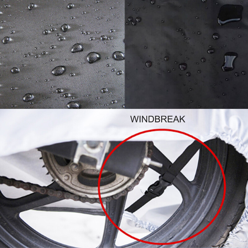 Univerzalna navlaka za motocikle Vodootporna vanjska zaštita od prašine, krhotina, kiše i vremenskih uvjeta 210D Oxford tkanina