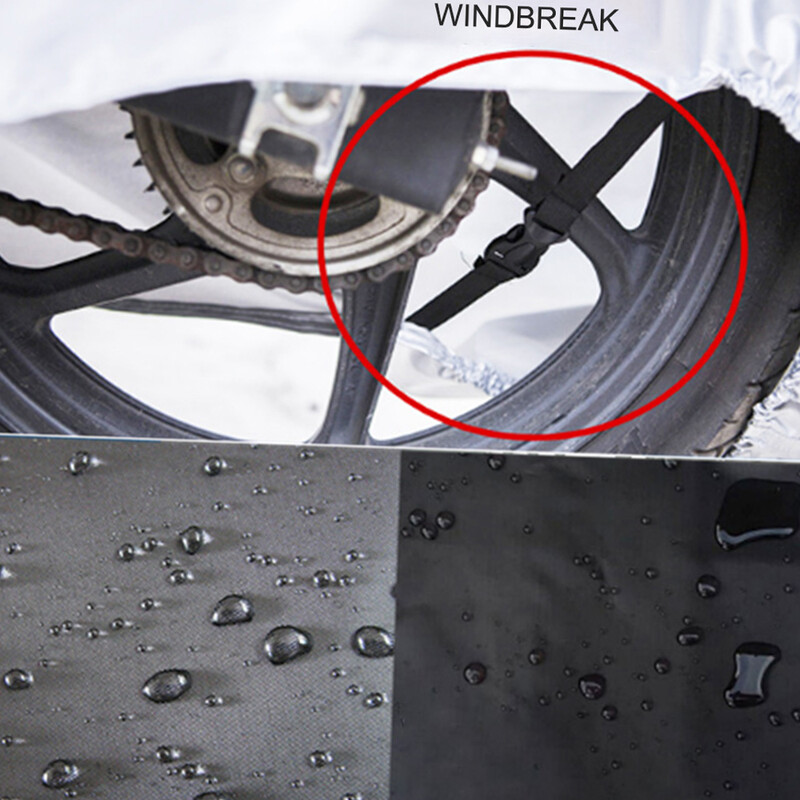 Univerzalna navlaka za motocikle Vodootporna vanjska zaštita od prašine, krhotina, kiše i vremenskih uvjeta 210D Oxford tkanina