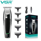VGR Hair Trimmer Electric Hair Clipper Barber Cordless μηχανή κοπής Mini Haircut Edgers Cutter Clipper for Men V-030