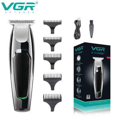 VGR Hair Trimmer Electric Hair Clipper Barber Cordless μηχανή κοπής Mini Haircut Edgers Cutter Clipper for Men V-030