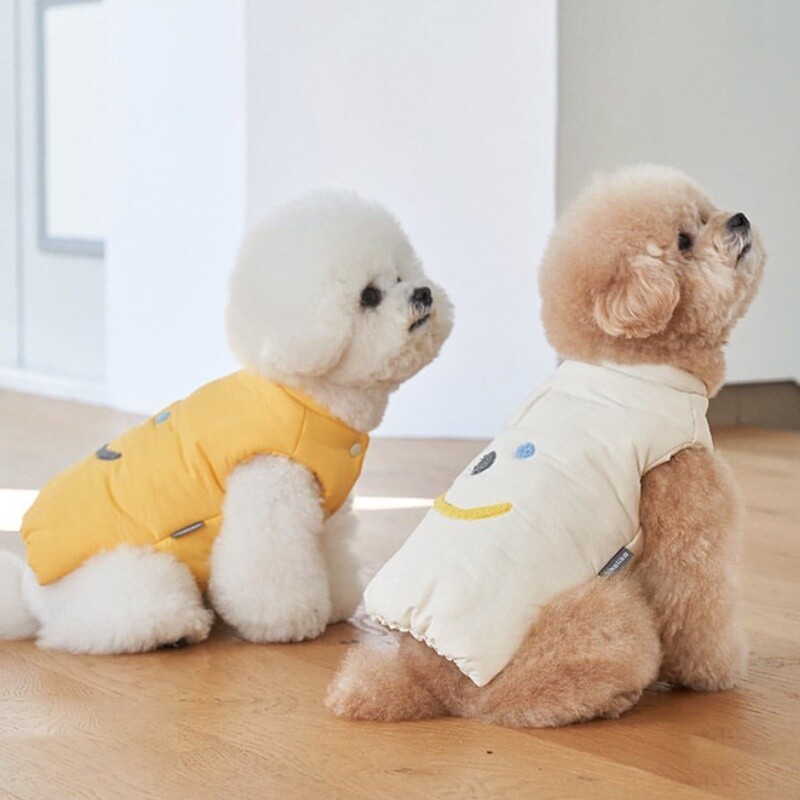 Zimska topla jakna za pse za male i srednje pse. Modna jakna za štene. Puhana jakna s ljupkim printom. Prsluk za kućne ljubimce. Kaput. Odjeća za pse.