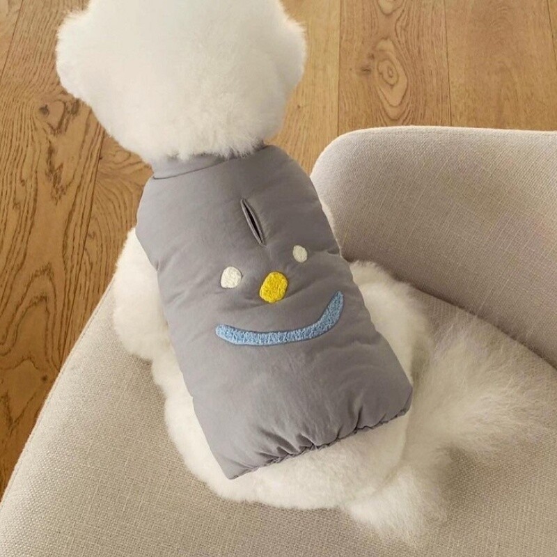 Zimska topla jakna za pse za male i srednje pse. Modna jakna za štene. Puhana jakna s ljupkim printom. Prsluk za kućne ljubimce. Kaput. Odjeća za pse.