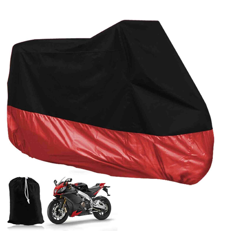 Navlaka za motocikl L XL XXL XXXL univerzalna vanjska UV zaštita za bicikl otporna na kišu i prašinu navlake za skutere vodootporne crna crvena