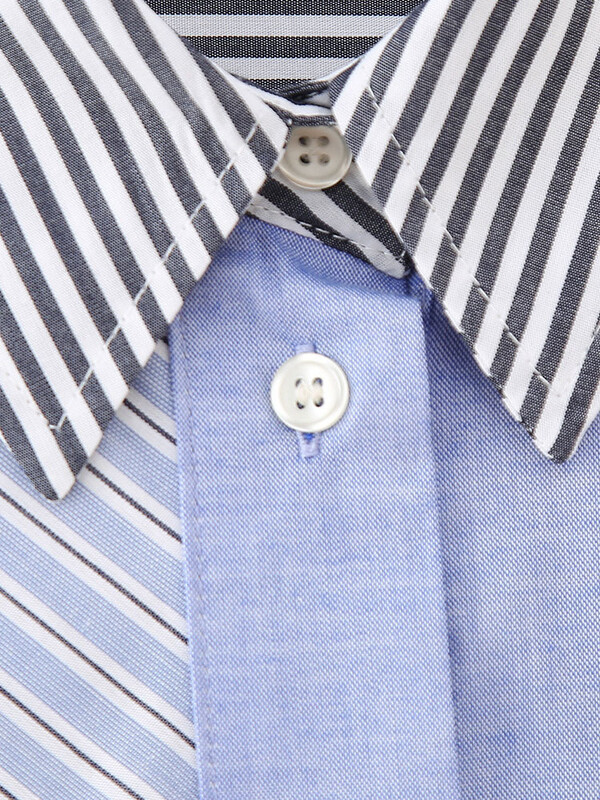 Κομψό πουκάμισο με μακρυμάνικο μονό στήθος, φθινόπωρο 2024 Νέο 3WM1621