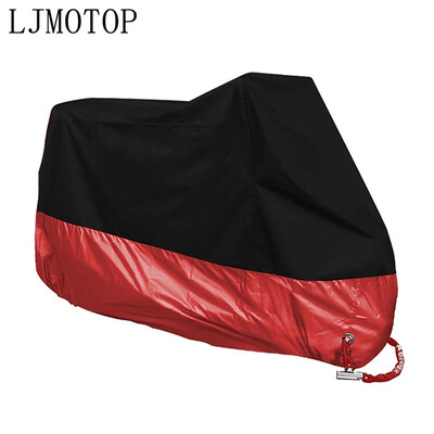 Καλύμματα μοτοσικλέτας ML XL 2XL 3XL 4XL για αδιάβροχη θήκη μοτοσικλέτας εξωτερικού χώρου Κάλυμμα μοτοσικλέτας Κάλυμμα μοτοποδηλάτου Scooter Hoes Honda Moto