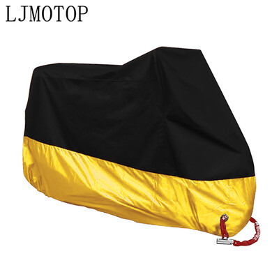 Καλύμματα μοτοσικλέτας ML XL 2XL 3XL 4XL για αδιάβροχη θήκη μοτοσικλέτας εξωτερικού χώρου Κάλυμμα μοτοσικλέτας Κάλυμμα μοτοποδηλάτου Scooter Hoes Honda Moto