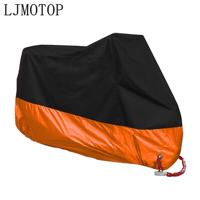 Καλύμματα μοτοσικλέτας ML XL 2XL 3XL 4XL για αδιάβροχη θήκη μοτοσικλέτας εξωτερικού χώρου Κάλυμμα μοτοσικλέτας Κάλυμμα μοτοποδηλάτου Scooter Hoes Honda Moto