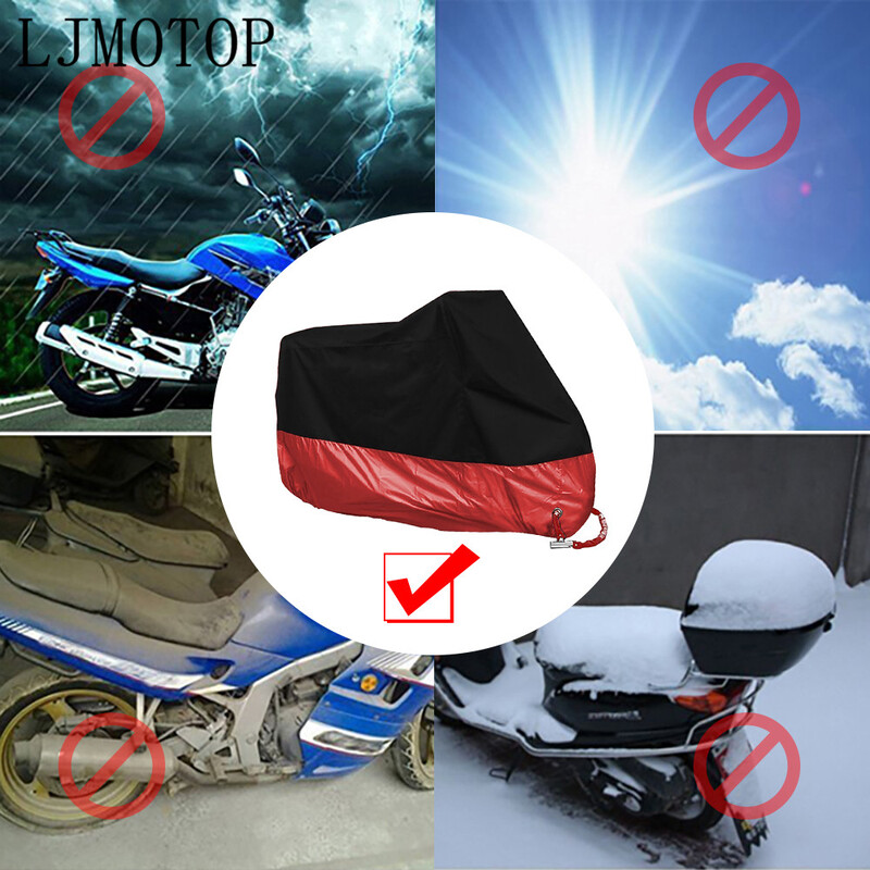 Navlake za motocikle ML XL 2XL 3XL 4XL Za vodootporne vanjske moto torbice Navlake za motocikle Navlake za mopede Motike za skutere Honda Moto