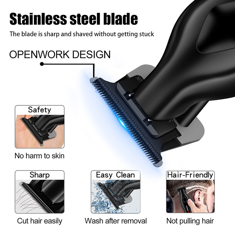 Hiena Pro Mašine za šišanje Profesionalni brijač Mašine za šišanje Električni trimer Mašine za brijanje brade Šišanje