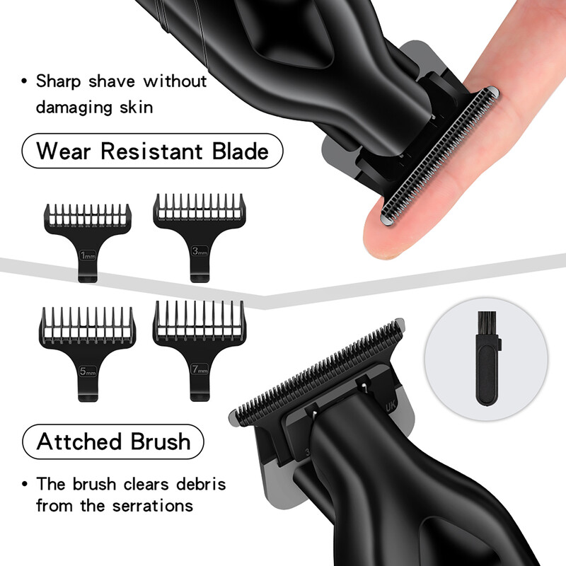 Hiena Pro Mašine za šišanje Profesionalni brijač Mašine za šišanje Električni trimer Mašine za brijanje brade Šišanje