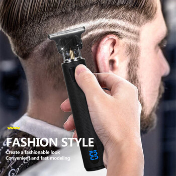 HIENA T9 Hair Trimmers vintage κουρευτική μηχανή επαγγελματικών κουρέων αντιολισθητική υφή Ασύρματη ξυριστική μηχανή γενειάδας