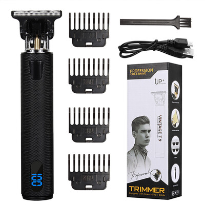 HIENA T9 Hair Trimmers vintage κουρευτική μηχανή επαγγελματικών κουρέων αντιολισθητική υφή Ασύρματη ξυριστική μηχανή γενειάδας