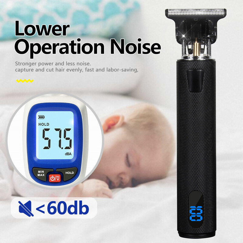 HIENA T9 Trimeri za kosu starinska mašina za šišanje kose profesionalni brijački strojevi s teksturom protiv klizanja Bežični brijač za bradu