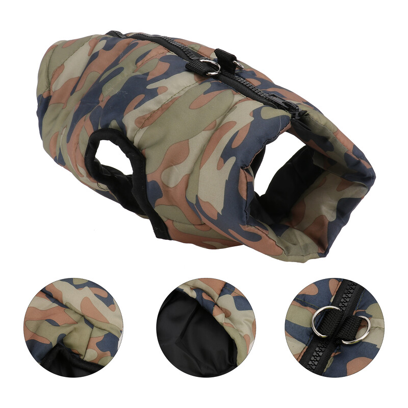 Odjeća za kućne ljubimce Psići Mali psi Flis jakna Prošiveni kaput bez rukava Zimska odjeća