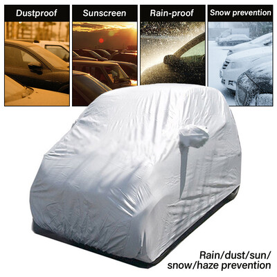 Универсални калъфи за автомобили Smart Outdoor Full Car Cover Sun UV Protection Car Body Sun Rain Dustproof Cover S/M/L