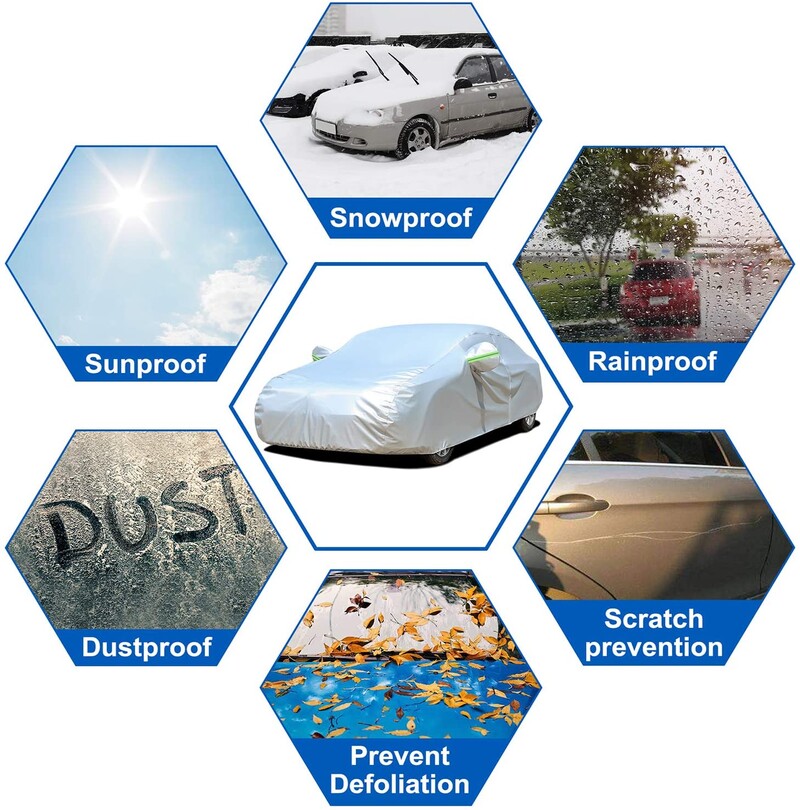 Vodootporne navlake za automobil Vanjska navlaka za zaštitu od sunca za rezervni kotač Poklopac 4x4 Navlake za automobil Model 3 Chery Tigo 7 Pro Max