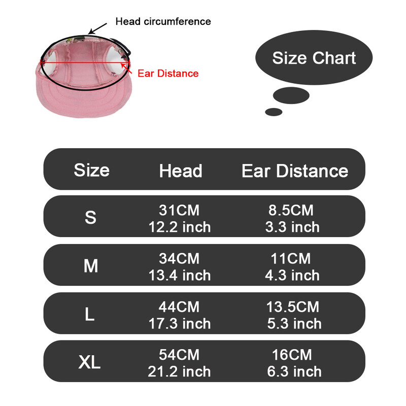 Modni šešir za bejzbol za pse za kućne ljubimce Štene Slatka kapa za sunčanje za sportove na otvorenom Dodaci za kućne ljubimce Mali srednji pas Jednobojna kapa otporna na vjetar