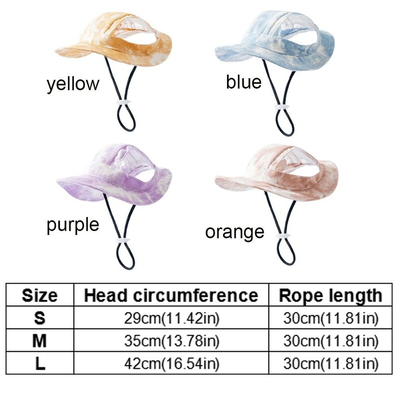 Pseća ribarska kapa s otkrivenim ušima Prozračna kapa za pse protiv pada Podesiva kapa za zaštitu od sunca za pse na otvorenom