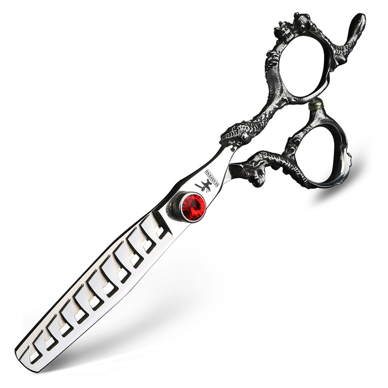 Škare za kosu sa zmajevom drškom od 6 inča, frizerski alati za oblikovanje, škare za rezanje i škare za stanjivanje