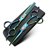 XUANFENG 6 ιντσών Aurora Barber Scissors Hair Gallery Εργαλεία styling Ψαλίδι κοπής και ψαλίδι αραίωσης