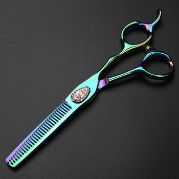 XUANFENG 6 ιντσών Aurora Barber Scissors Hair Gallery Εργαλεία styling Ψαλίδι κοπής και ψαλίδι αραίωσης