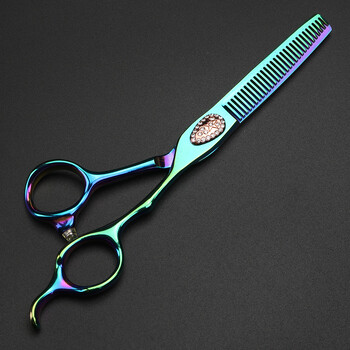 XUANFENG 6 ιντσών Aurora Barber Scissors Hair Gallery Εργαλεία styling Ψαλίδι κοπής και ψαλίδι αραίωσης