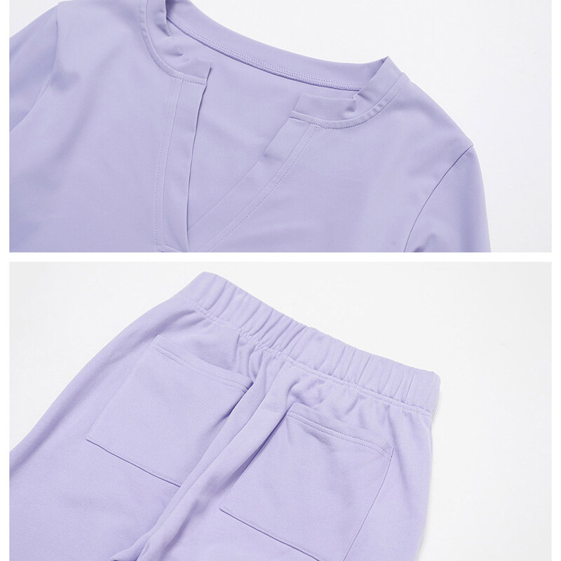 Jesen zima Ženski sportski komplet širokih nogavica Majica dugih rukava Yoga Set Trenirke za vježbanje Odjeća za teretanu Fitness odijelo visoke kvalitete