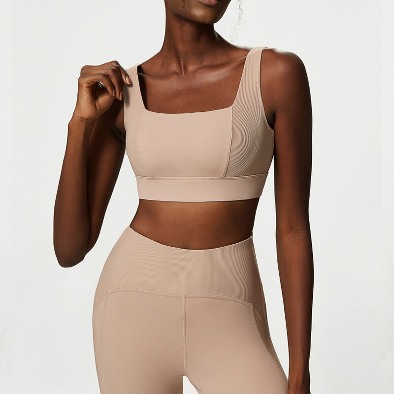 Komplet za fitness jogu od 3 komada Ženska sportska odjeća za vježbanje Majica dugih rukava Grudnjaci za teretanu Tajice visokog struka Sportska odjeća koja pristaje