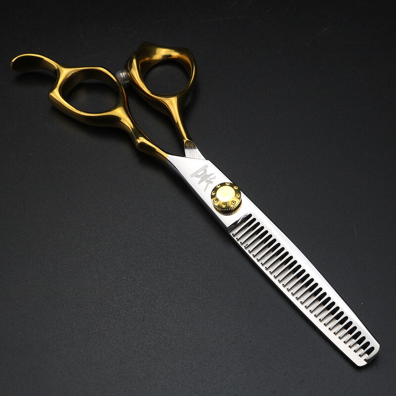 XUANFENG 6 inčna riblja ljuska drška frizer, škare, alati za oblikovanje kose u frizerskom salonu, škare za rezanje i škare za stanjivanje