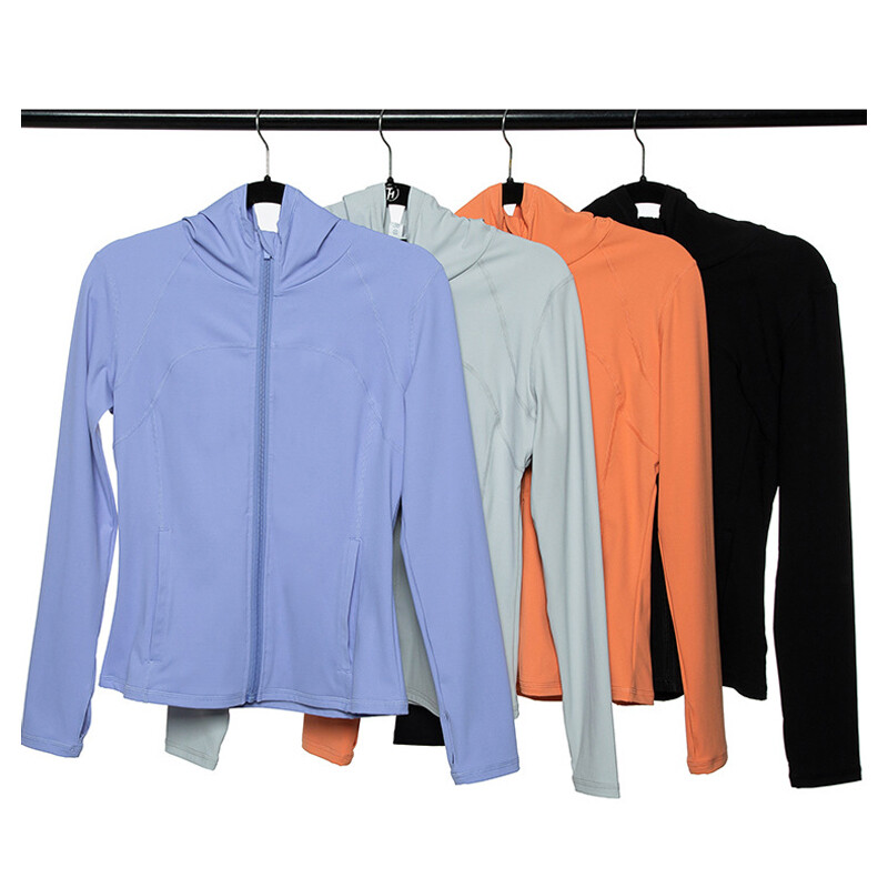 3-dijelni set za fitness jogu, jednobojno odijelo za teretanu, jakna s kapuljačom, seksi grudnjak s leđima, tajice s visokim strukom, ženska sportska odjeća