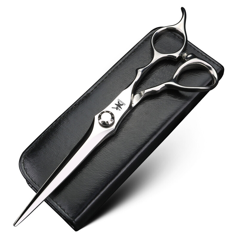 XUANFENG srebrne frizerske škare od 6,5 inča, alati za oblikovanje kose u frizerskim salonima, škare za rezanje i stanjivanje