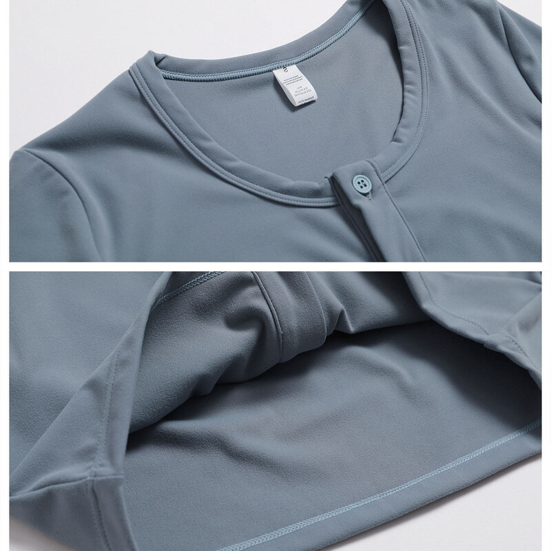 Ženska jakna za trčanje, majica s dugim rukavima za jogu, sportski, uski, uski kaput Brzosušeća sportska odjeća za vježbanje