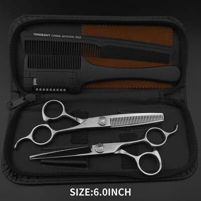 Set de foarfece profesionale de coafură VP 5.5 6.0 Set de foarfece pentru înfrumusețarea părului de coafură Instrumente de salon pentru tuns, rărire a părului