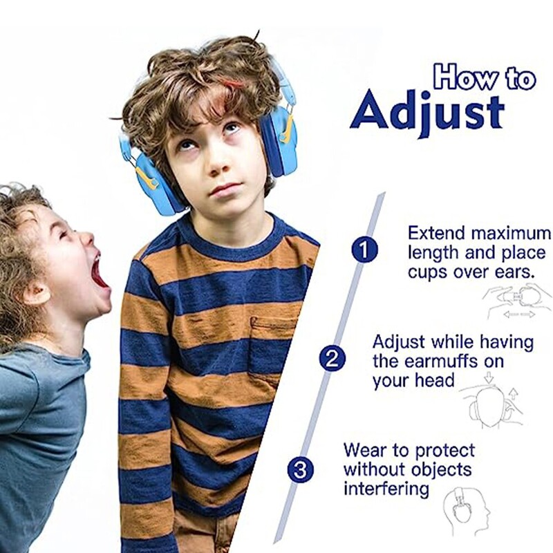 Zaštita za dječje uši Dječje štitnike za uši za smanjenje buke Štitnici za uši Dječje štitnike za uši Podesivi NRR 26DB Sigurnosni