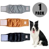 Scutec lavabil pentru câini de sex masculin Pantaloni sanitari fiziologici reutilizabili pentru animale de companie.