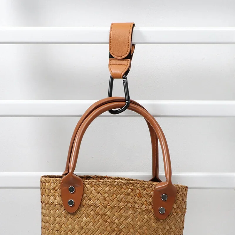 1/2 kom PU kožna torba za bebe Kuka za kolica Rotacija za 360 stupnjeva Organizator kolica Kuka za kolica Dodaci za kolica