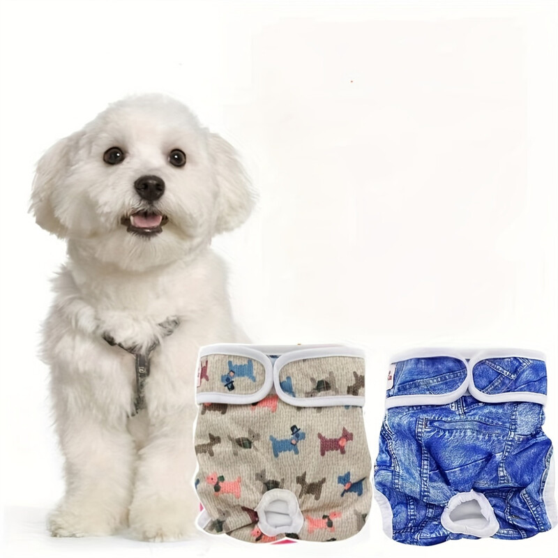 Perive pelene za pse, fiziološke higijenske hlače za kućne ljubimce, pelene za višekratnu upotrebu, pelene za odgajanje štenaca