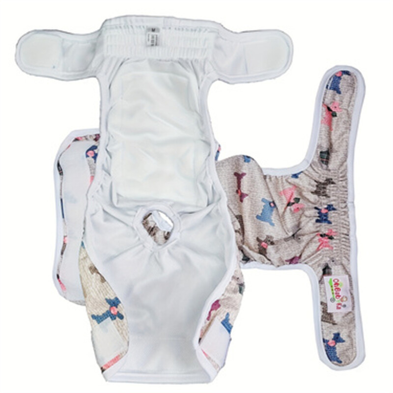 Perive pelene za pse, fiziološke higijenske hlače za kućne ljubimce, pelene za višekratnu upotrebu, pelene za odgajanje štenaca