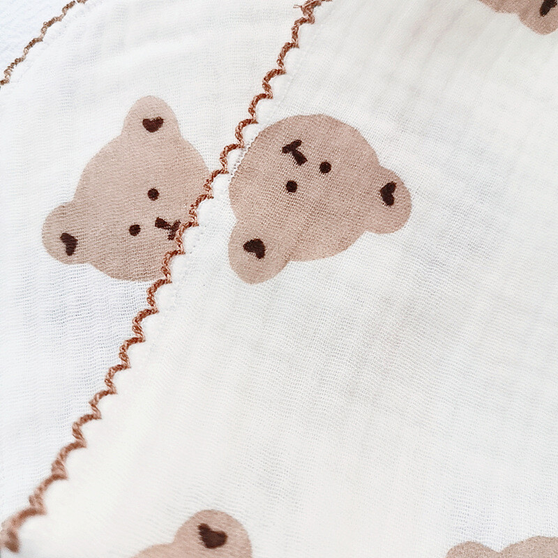 Pamučni dječji ručnik za lice Predmeti za novorođenčad 4-slojni muslinski dječji rupčić Rupčić s mekanom slinom Trokut Krpe za podrigivanje za hranjenje