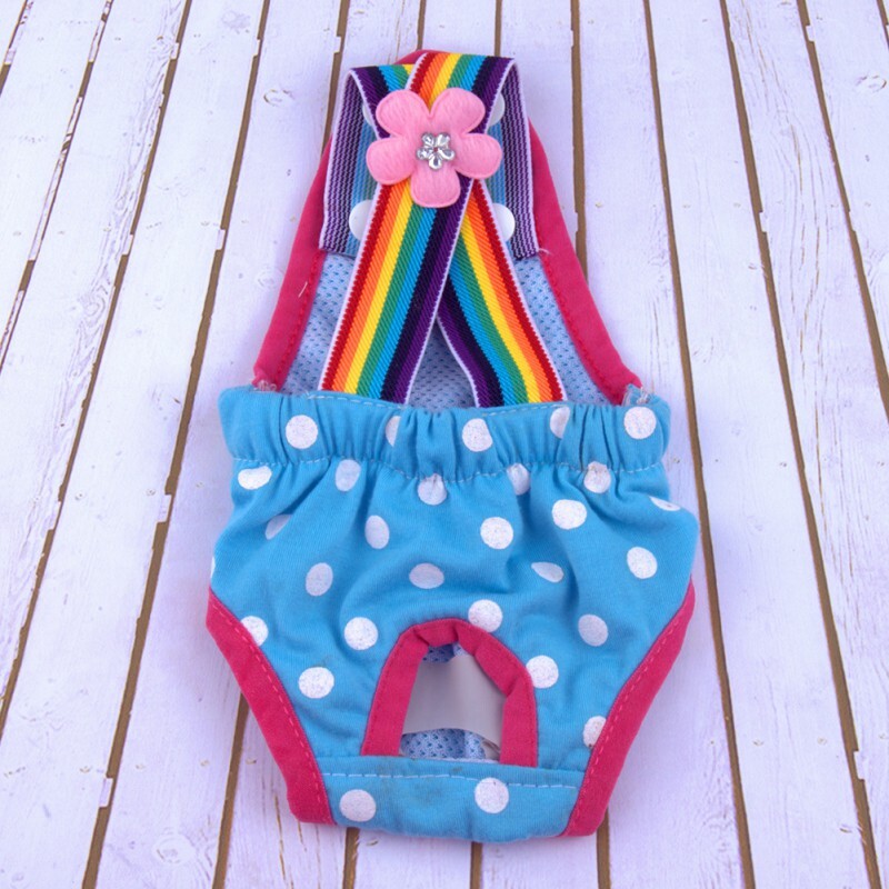 Kratke hlače za pse s pelenama Sanitarne fiziološke hlačice Perive gaćice za pse Menstruacijske gaćice s točkastim printom Donje rublje za pse