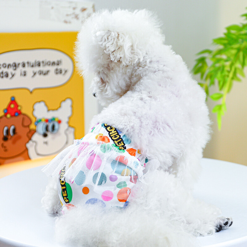 Čipkaste gaćice za pse Pamuk Leopard Kućni ljubimac Djevojčica Mali srednji Štenci Životinja Mačka Periva pelena za pse Sabananel Kostimi Mops